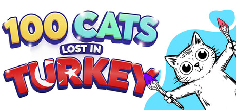 100 Cats Lost in Turkey Find & Color