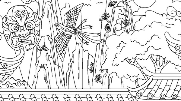 100 Cats Lost in China Find & Color screenshot 2