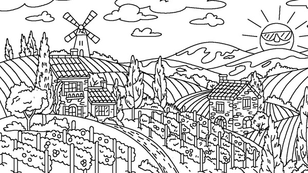 100 Cats Lost in China Find & Color screenshot 1