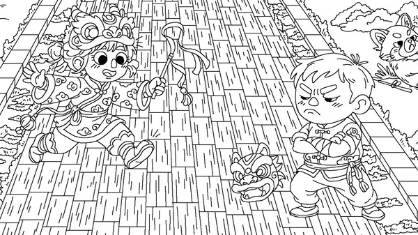 100 Cats Lost in China Find & Color screenshot 5