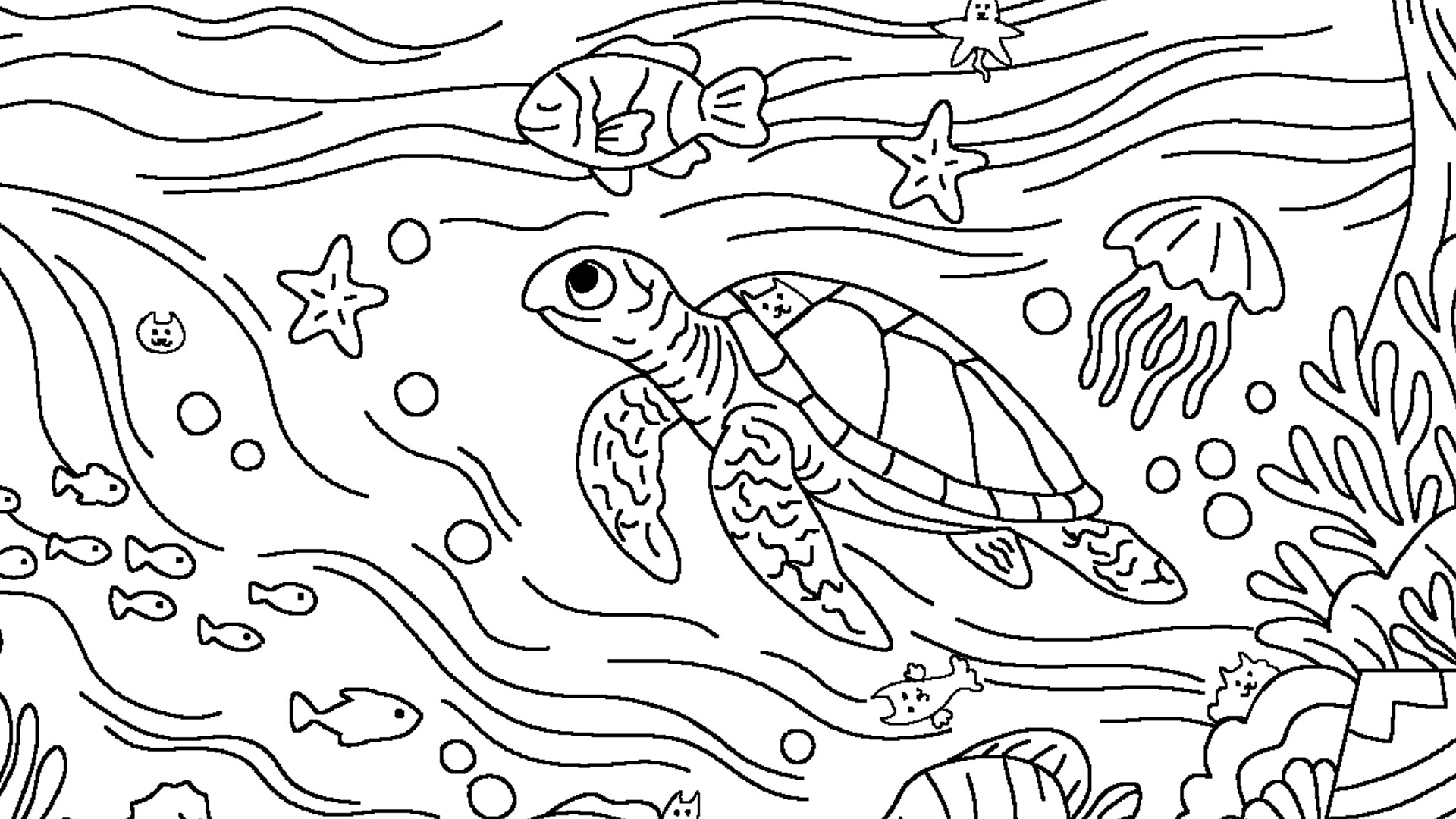 100 Cats Lost in Australia Find & Color screenshot #1