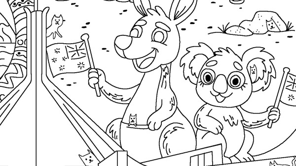 100 Cats Lost in Australia Find & Color screenshot 4