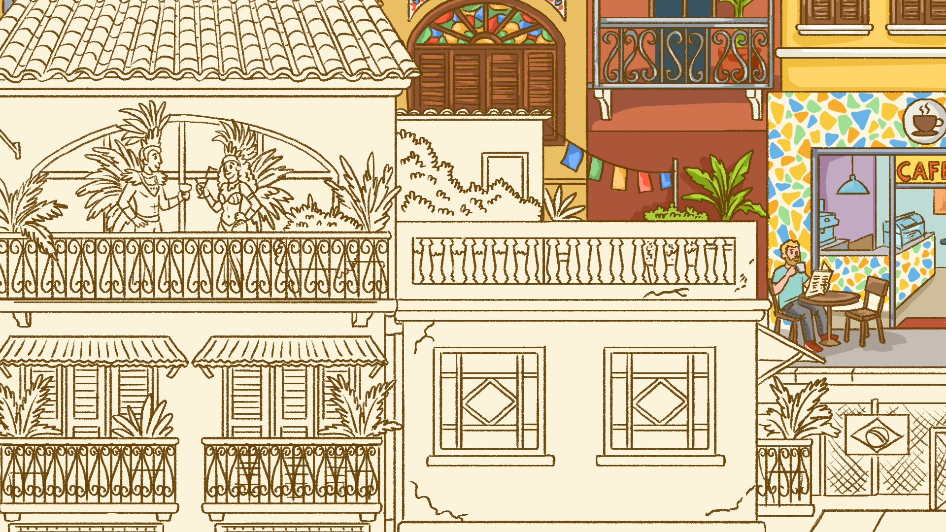 999 Hidden Cats: Brazil Together screenshot #2