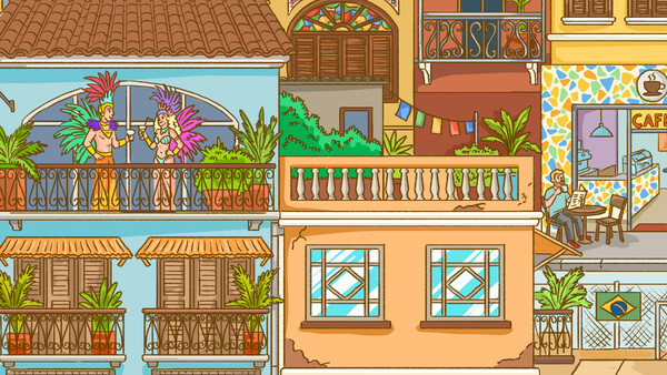 Screenshot 3 of 999 Hidden Cats: Brazil Together - more gameplay footage
