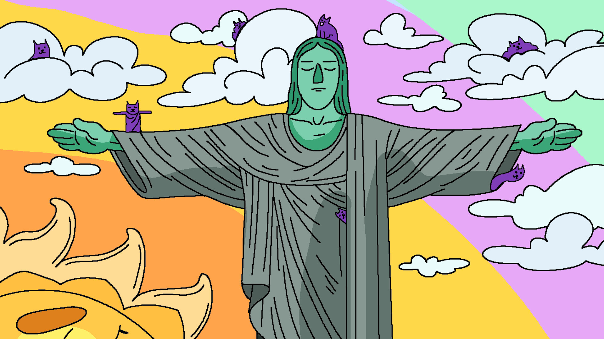 100 Cats Lost in Brazil Find & Color screenshot #3