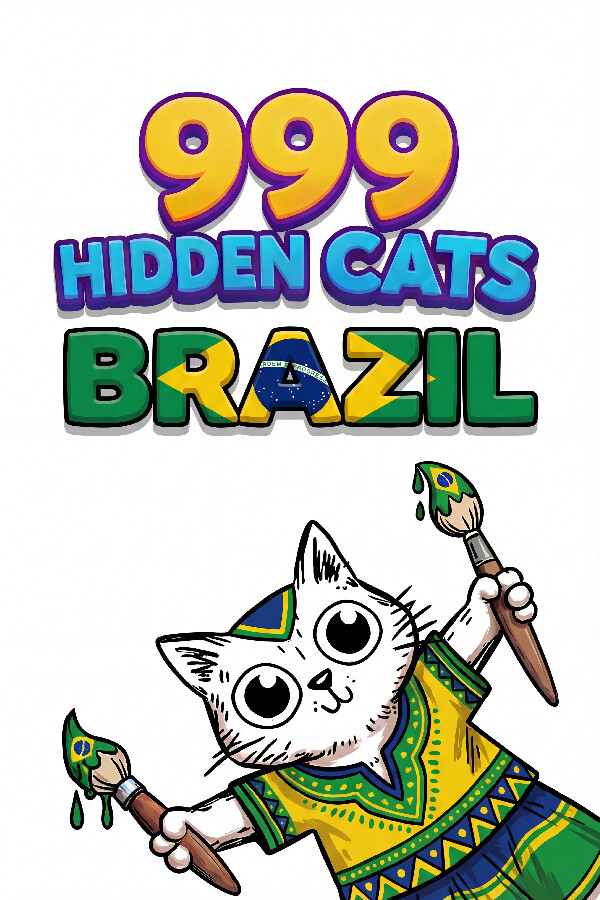 Capa de 999 Hidden Cats: Brazil Together