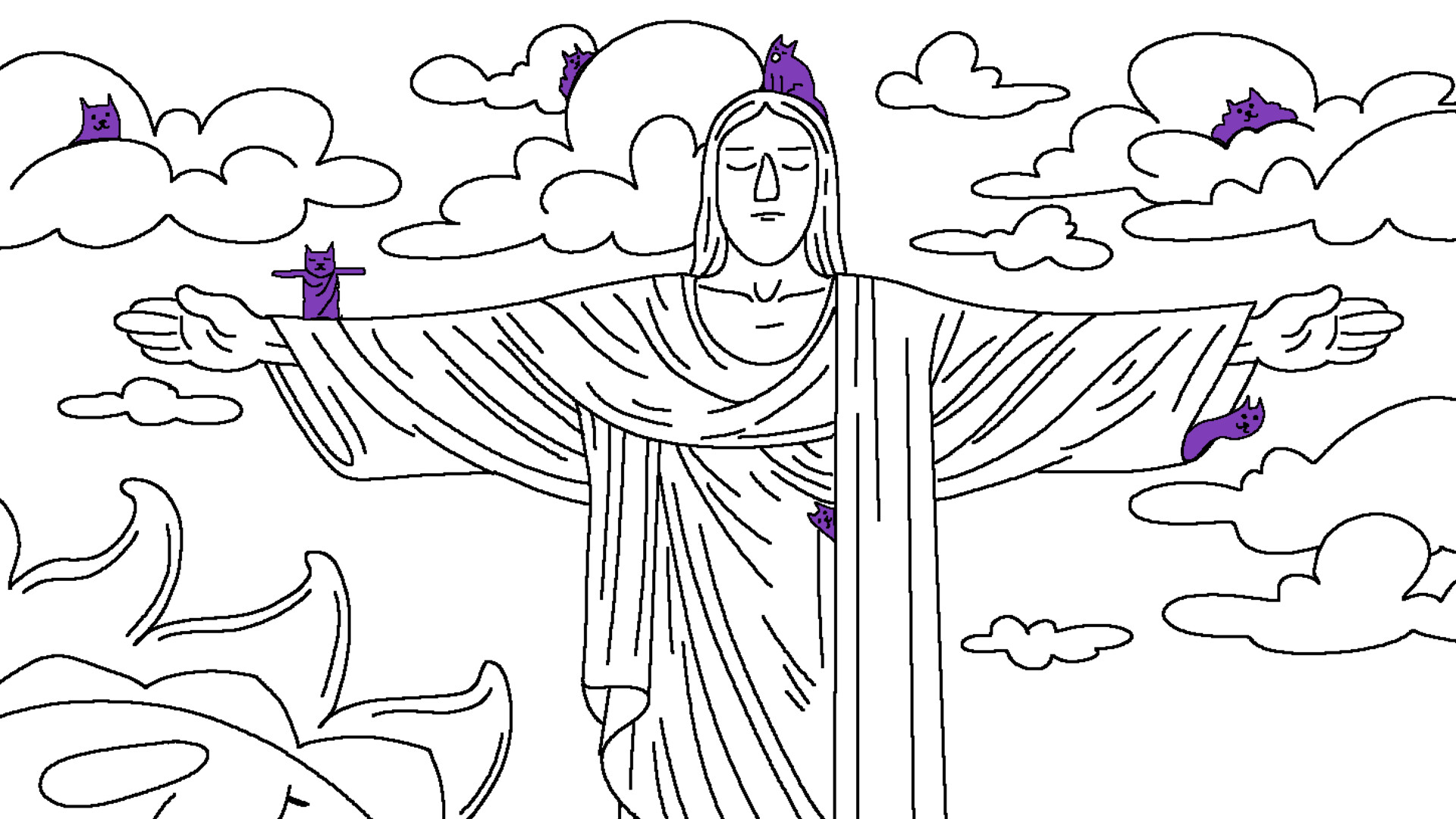 100 Cats Lost in Brazil Find & Color screenshot #2