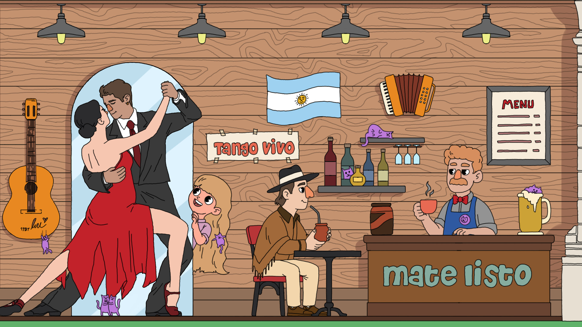 100 Cats Lost in Argentina Find & Color screenshot #3