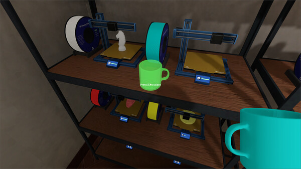 Screenshot of Printfarm Simulator