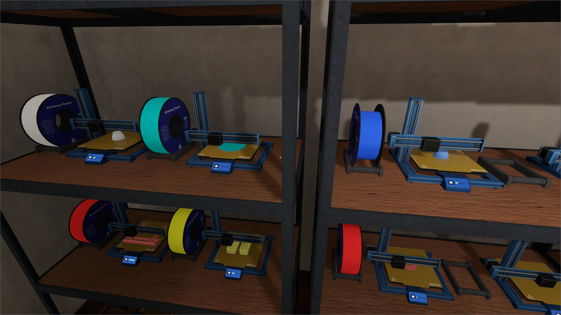 #3. Printfarm Simulator (Steam) 由: Friendly Bug Studio