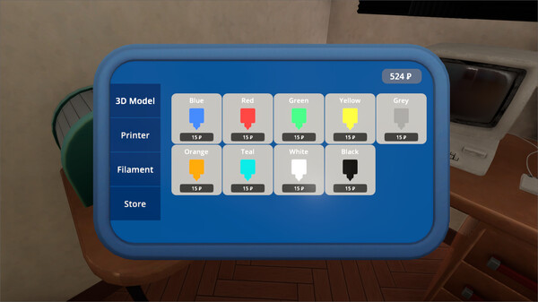 Screenshot of Printfarm Simulator