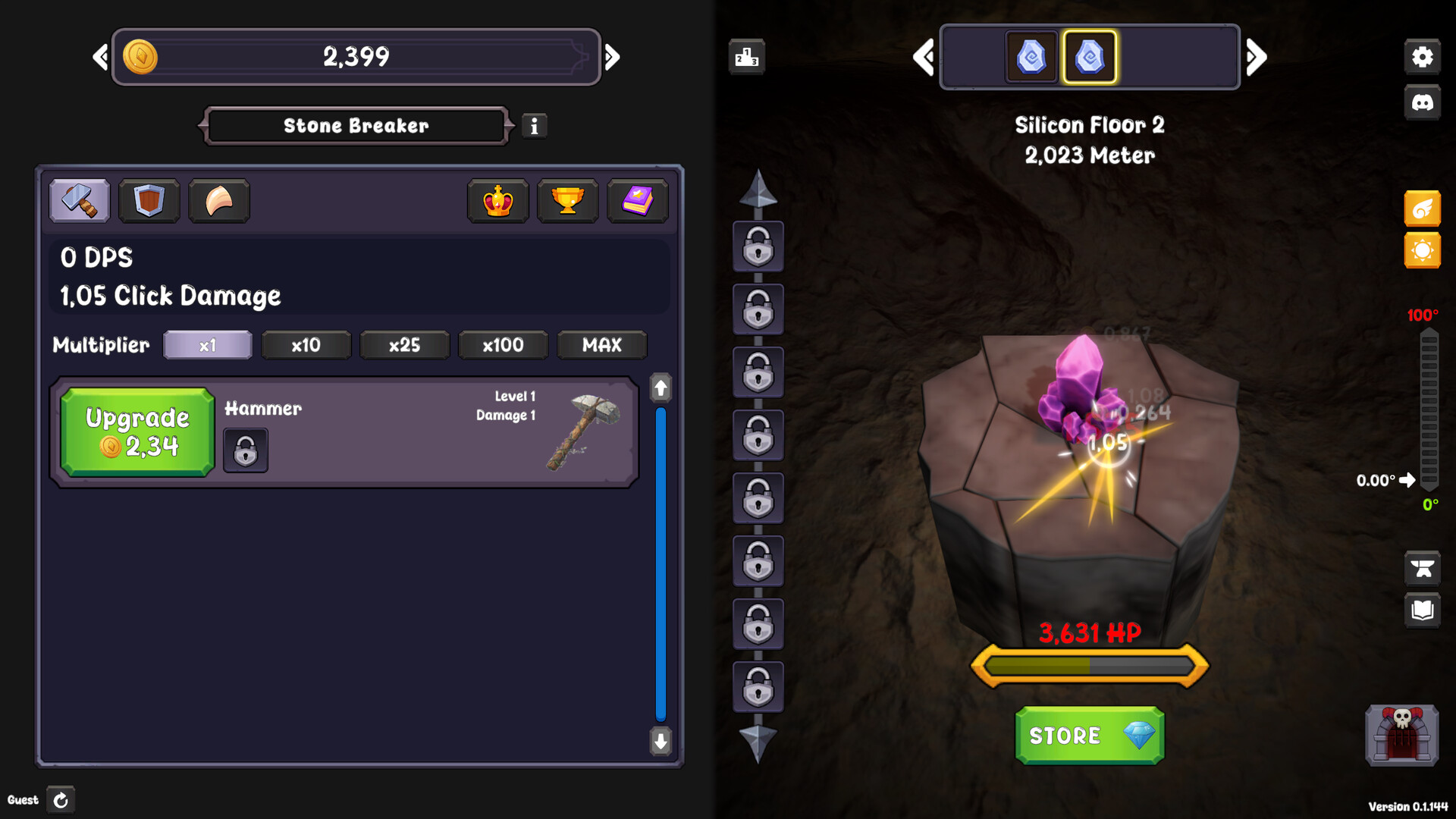 Clicker Ore screenshot #1