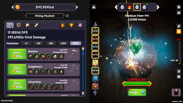 Screenshot 2 of Clicker Ore - additional gameplay view