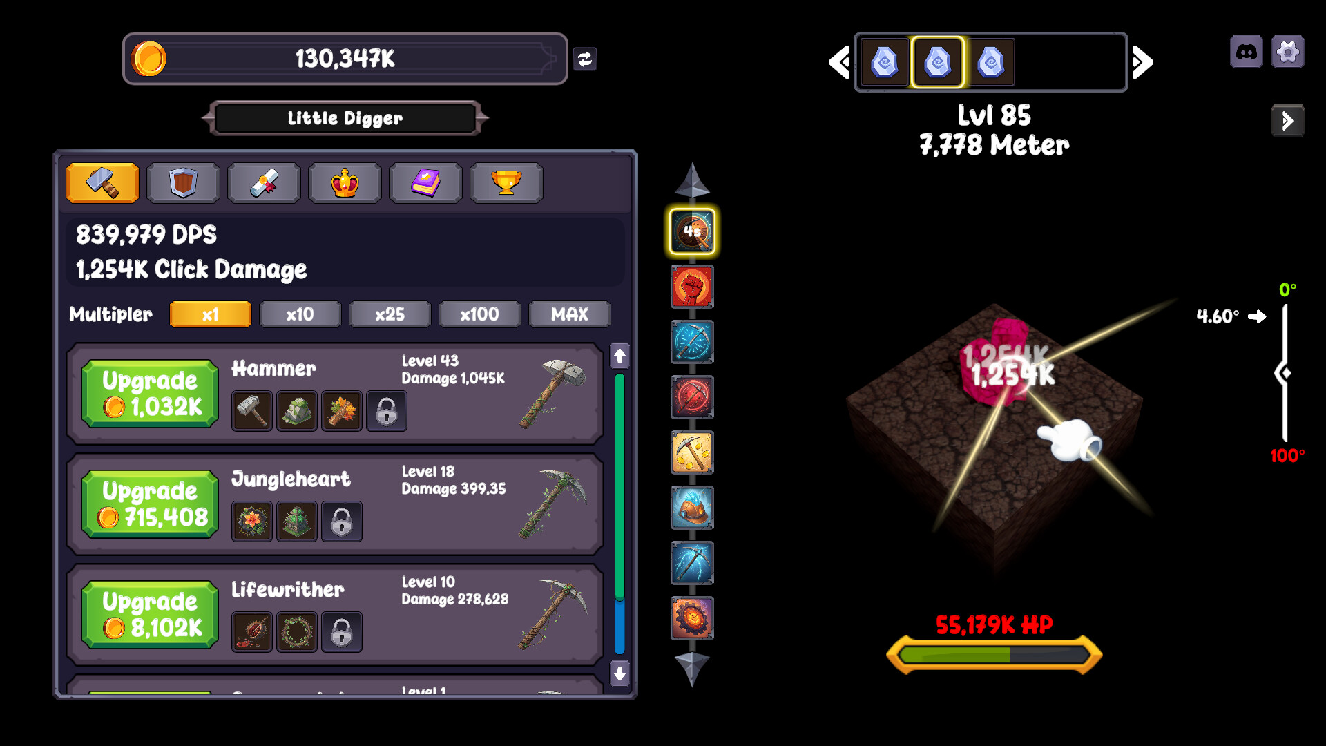 Clicker Ore screenshot #1