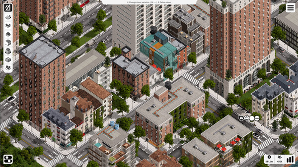 Screenshot of CityArchitect gameplay showing in-action mechanics