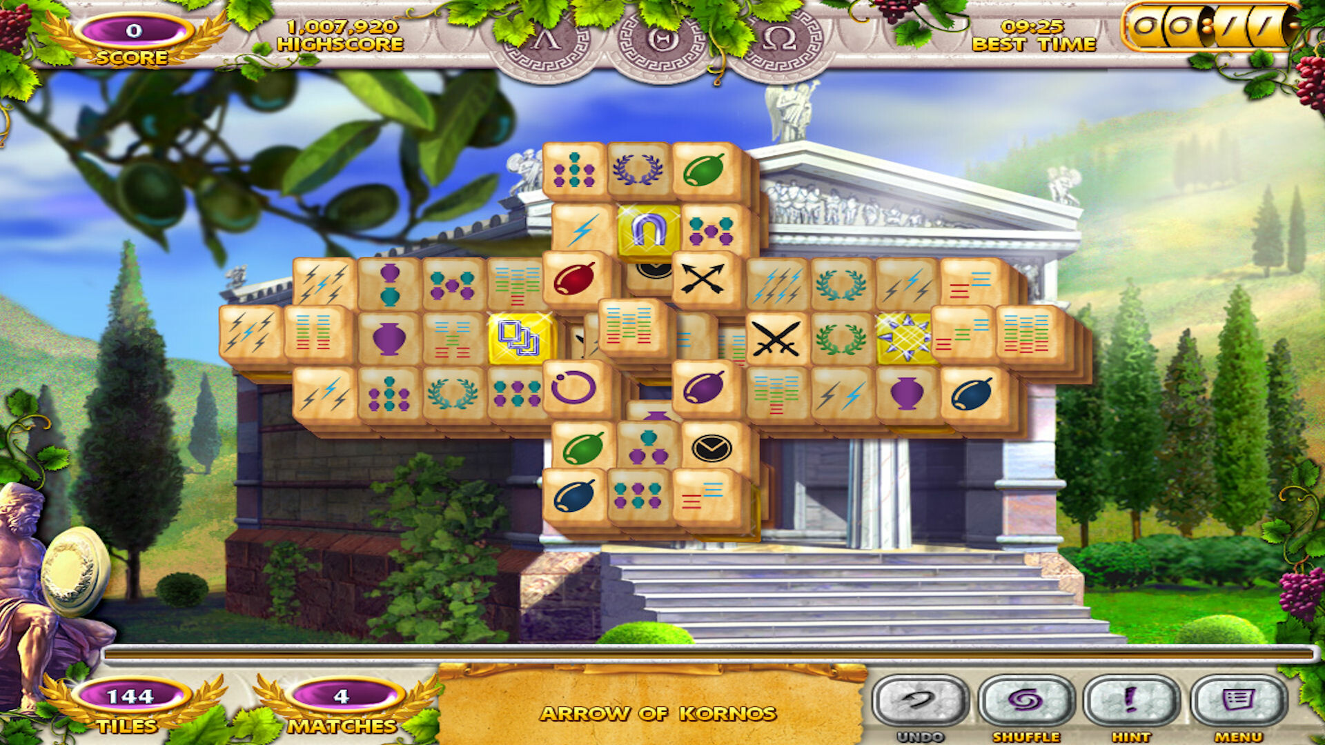 Mahjong Mysteries - Ancient Athena Featured Screenshot #1