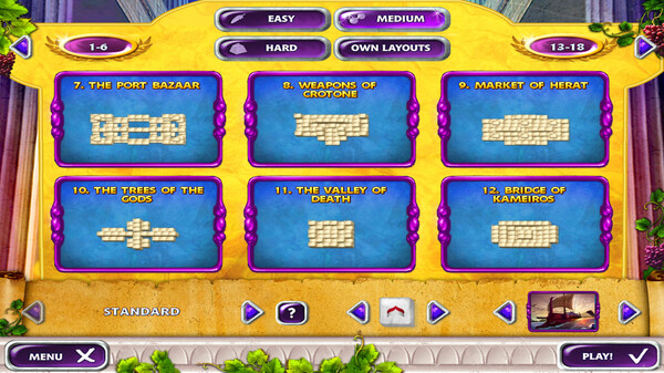 Скриншот из Mahjong Mysteries - Ancient Athena