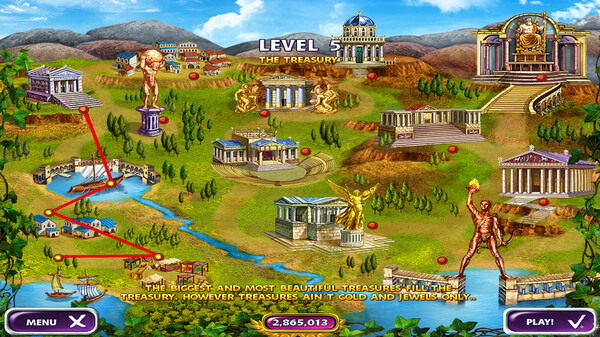 Скриншот из Mahjong Mysteries - Ancient Athena