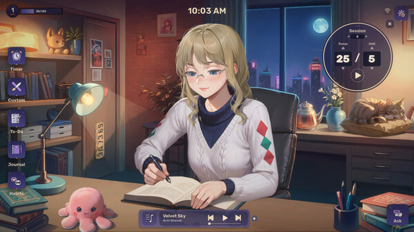 Lo-Fi Girl: AI Assistant 🎧🤍 Screenshot