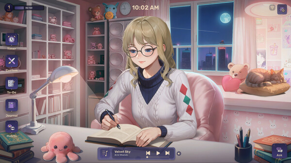 Lo-Fi Girl: AI Assistant 🎧🤍 game for Linux 1