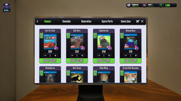 Gamer Stop Simulator : Prologue screenshot 2