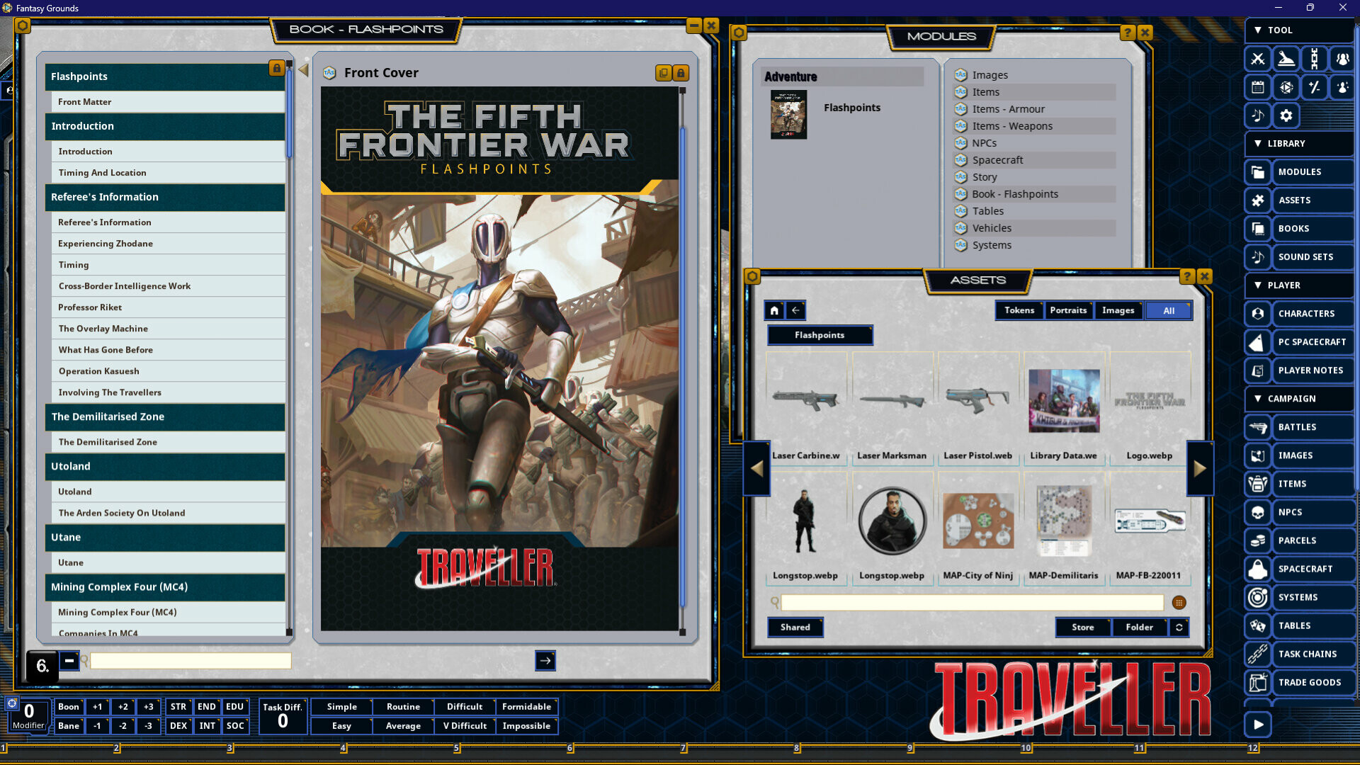 #1. Fantasy Grounds - Traveller - The Fifth Frontier War: Flashpoints (Steam) 来自: SmiteWorks USA, LLC