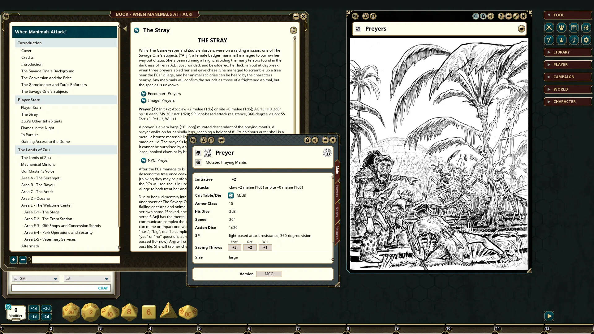 #3. Fantasy Grounds - Mutant Crawl Classics #12: When Manimals Attack (Steam) 由: SmiteWorks USA, LLC