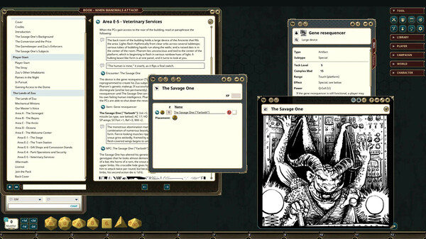 Fantasy Grounds - Mutant Crawl Classics #12: When Manimals Attack