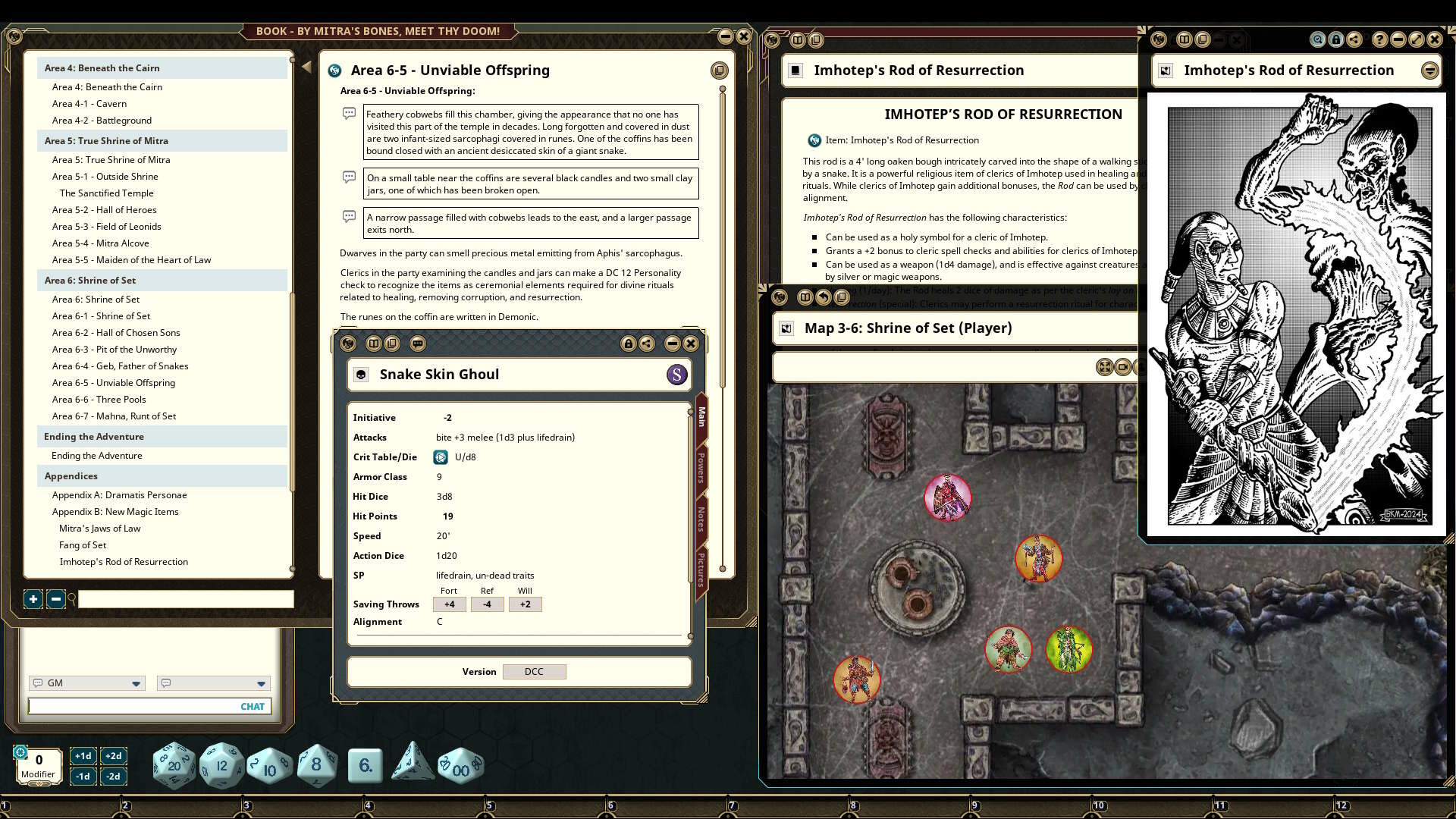 #4. Fantasy Grounds - Dungeon Crawl Classics - By Mitra's Bones, Meet Thy Doom! (Steam) 게시자: SmiteWorks USA, LLC