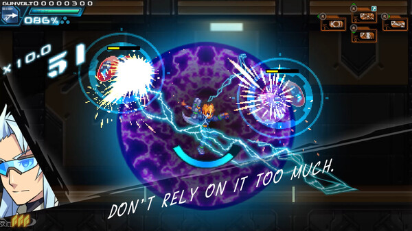 Скриншот из Azure Striker Gunvolt Trilogy Enhanced