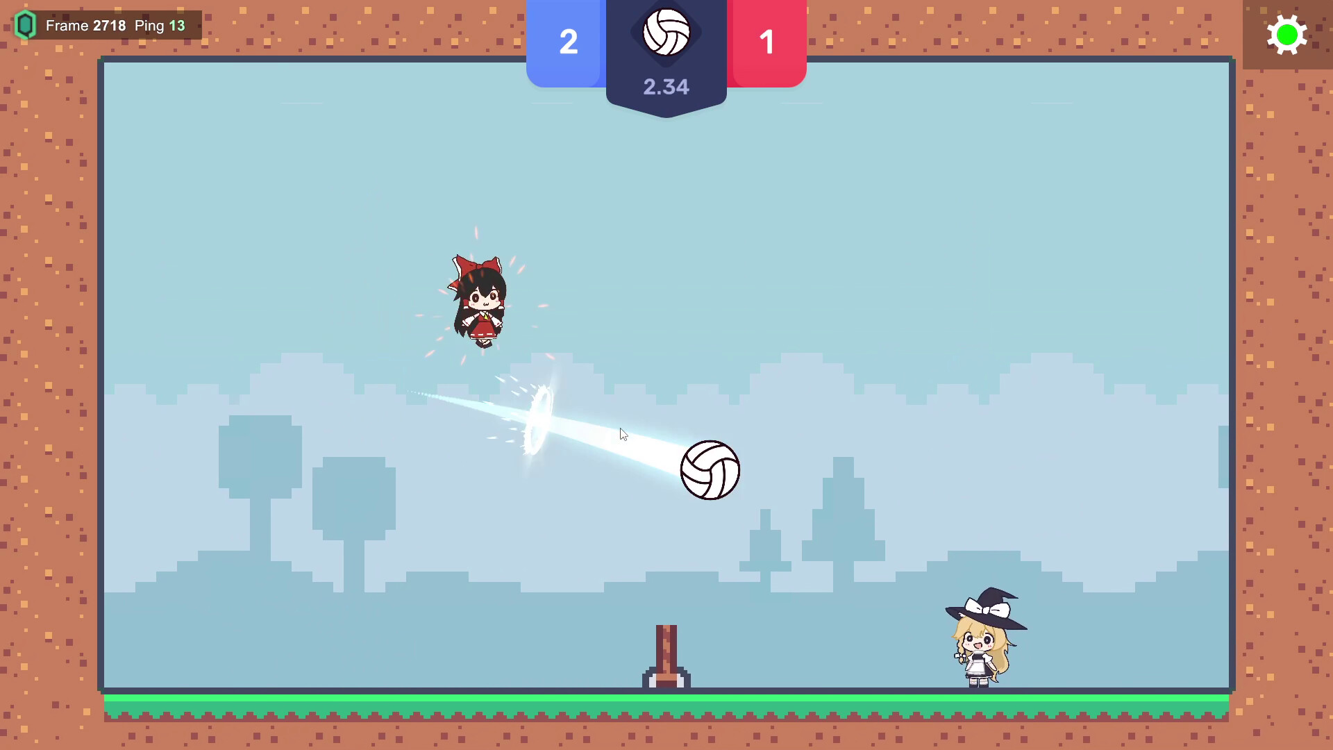 Touhou Volleyball screenshot #1