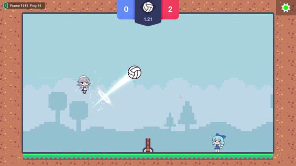 Touhou Volleyball game for Linux 1
