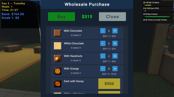 Скриншот из Choco Kiosk Simulator