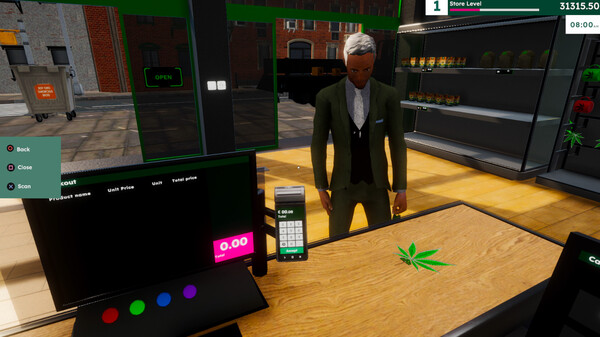 WEED SHOP SIMULATOR game for windows Pc 1