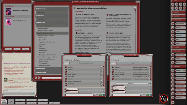 Fantasy Grounds - Vampire: The Masquerade - In Memoriam