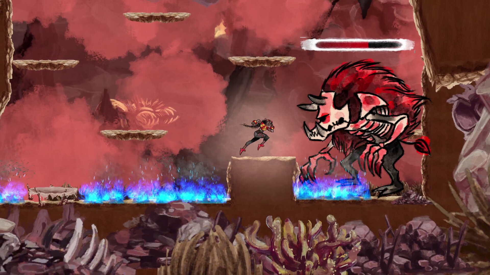 Talaka gameplay with fast-paced combat against corrupted folklore creatures