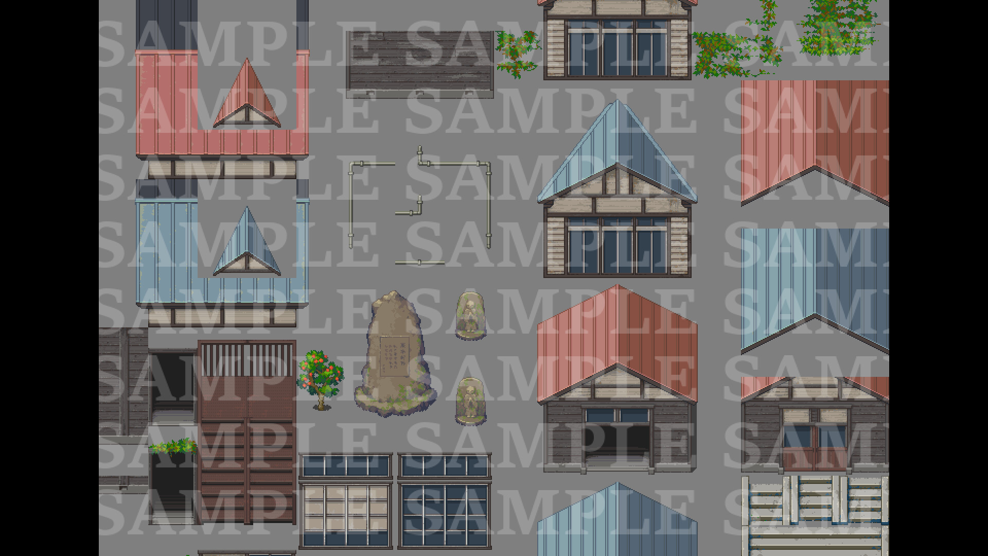 #7. RPG Maker MZ - DorapixelMapChips - Modern JP Schools (Steam) Podle: Gotcha Gotcha Games