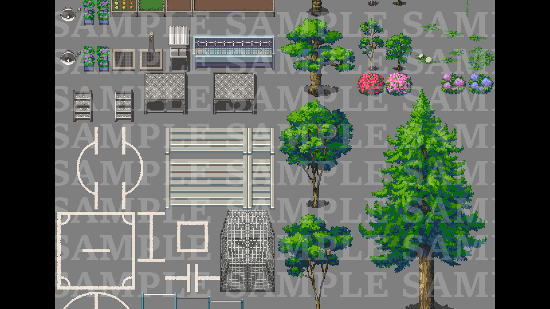 #8. RPG Maker MZ - DorapixelMapChips - Modern JP Schools (Steam) Podle: Gotcha Gotcha Games
