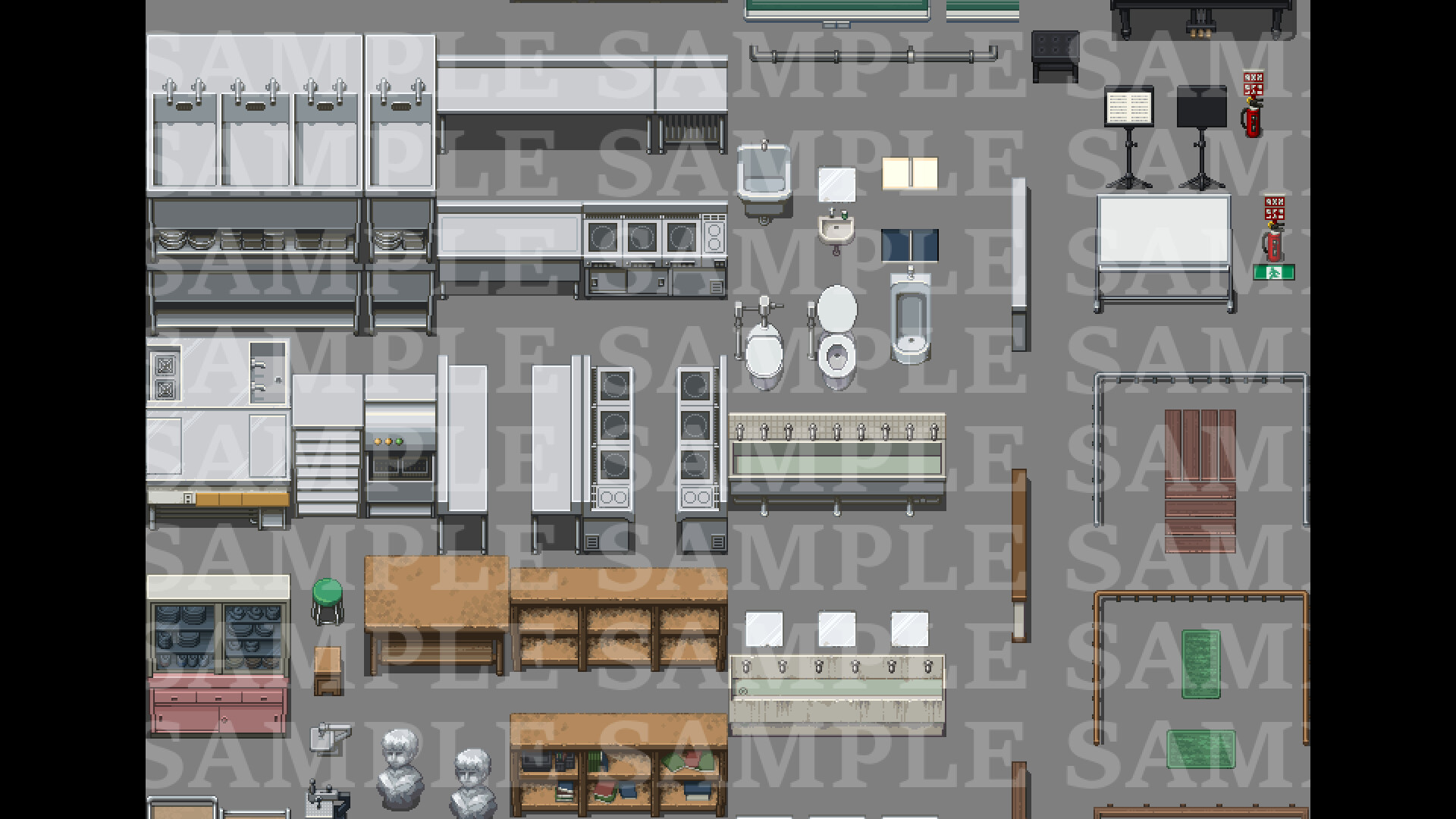 #10. RPG Maker MZ - DorapixelMapChips - Modern JP Schools (Steam) Podle: Gotcha Gotcha Games