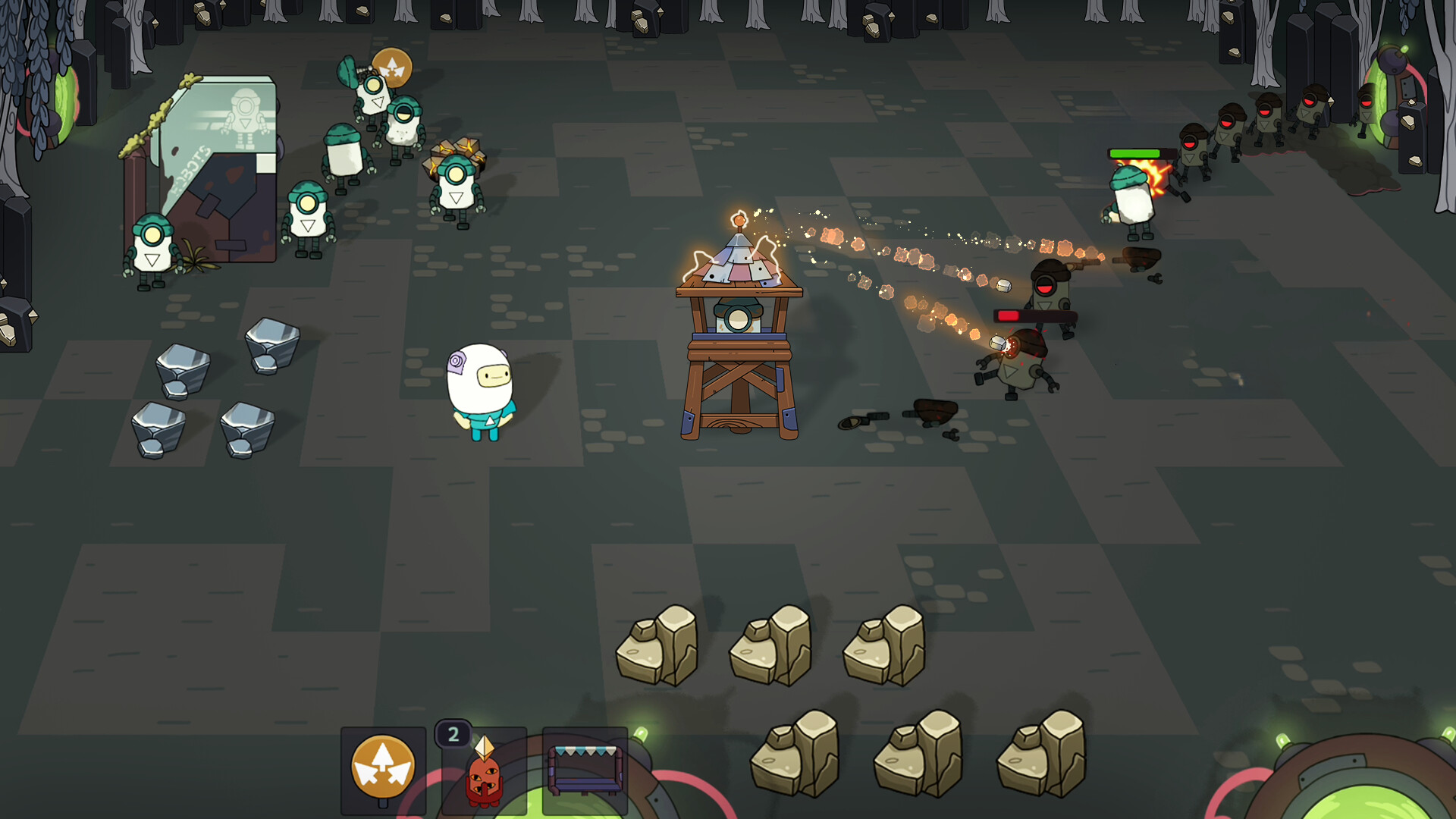 SuperWEIRD: Automation Roguelite screenshot #1