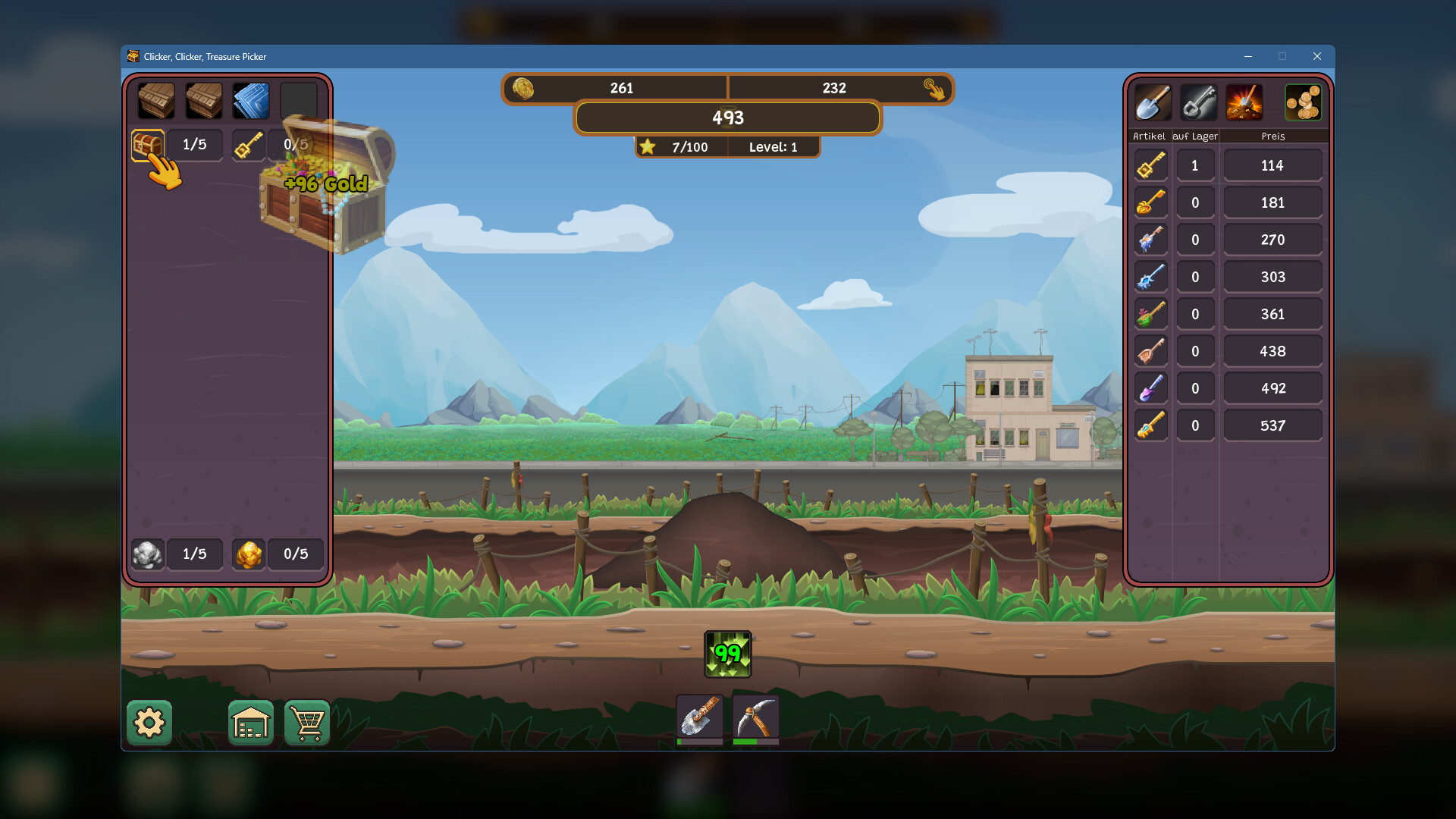 Clicker Clicker Treasure Picker Featured Screenshot #1