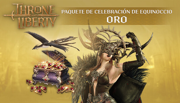 Paquete de celebración de equinoccio de THRONE AND LIBERTY: oro