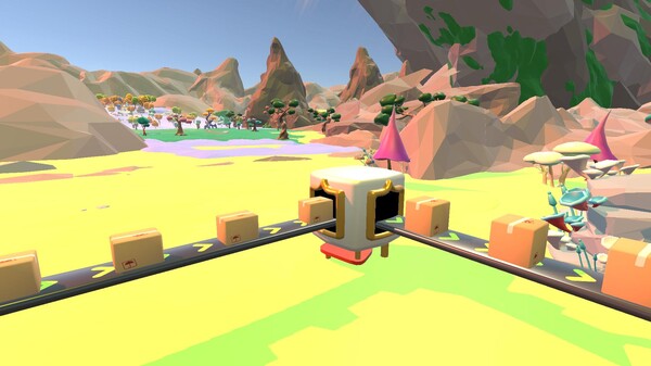 Screenshot of Meow Factories.Inc gameplay showing in-action mechanics