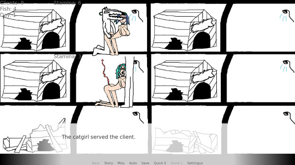 The Adventure of a Tramp - Brothel screenshot 2