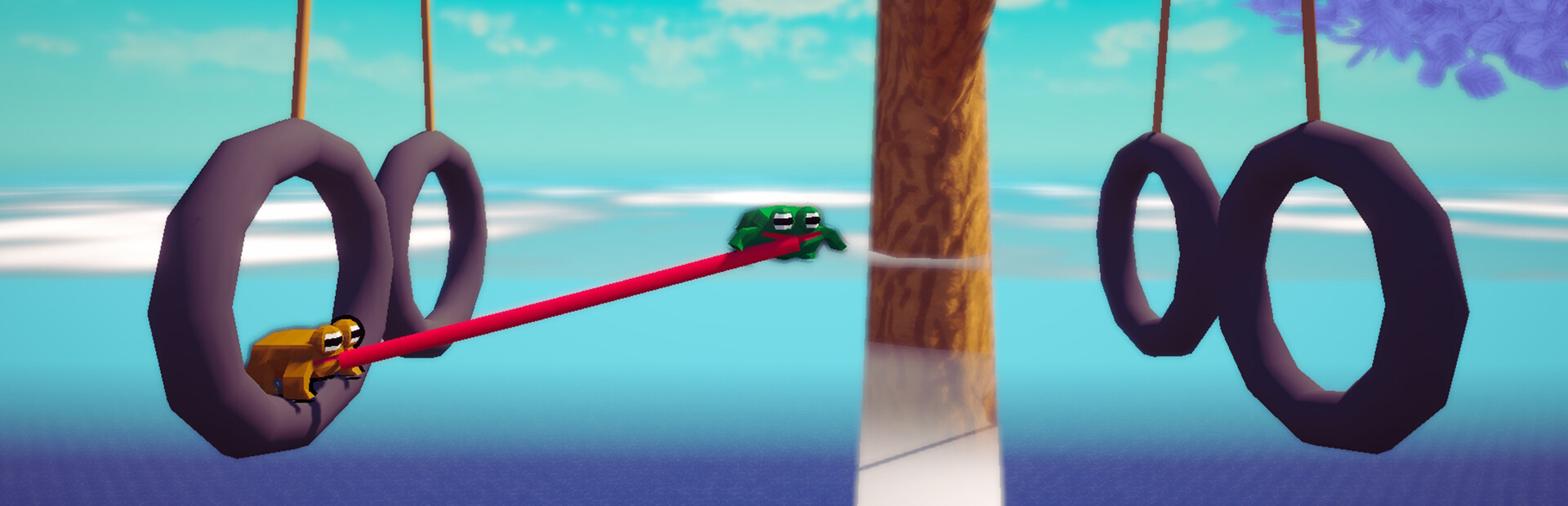 Stick Together! - Co-op Frog Parkour