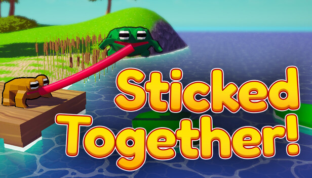 Sticked Together! - Co-op Frog Parkour