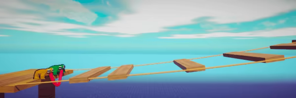 Stick Together! - Co-op Frog Parkour video 3