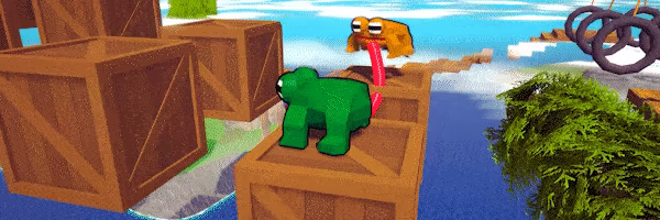 Stick Together! - Co-op Frog Parkour video 1
