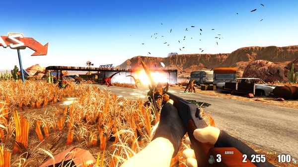 Screenshot of Action Alien gameplay showing in-action mechanics
