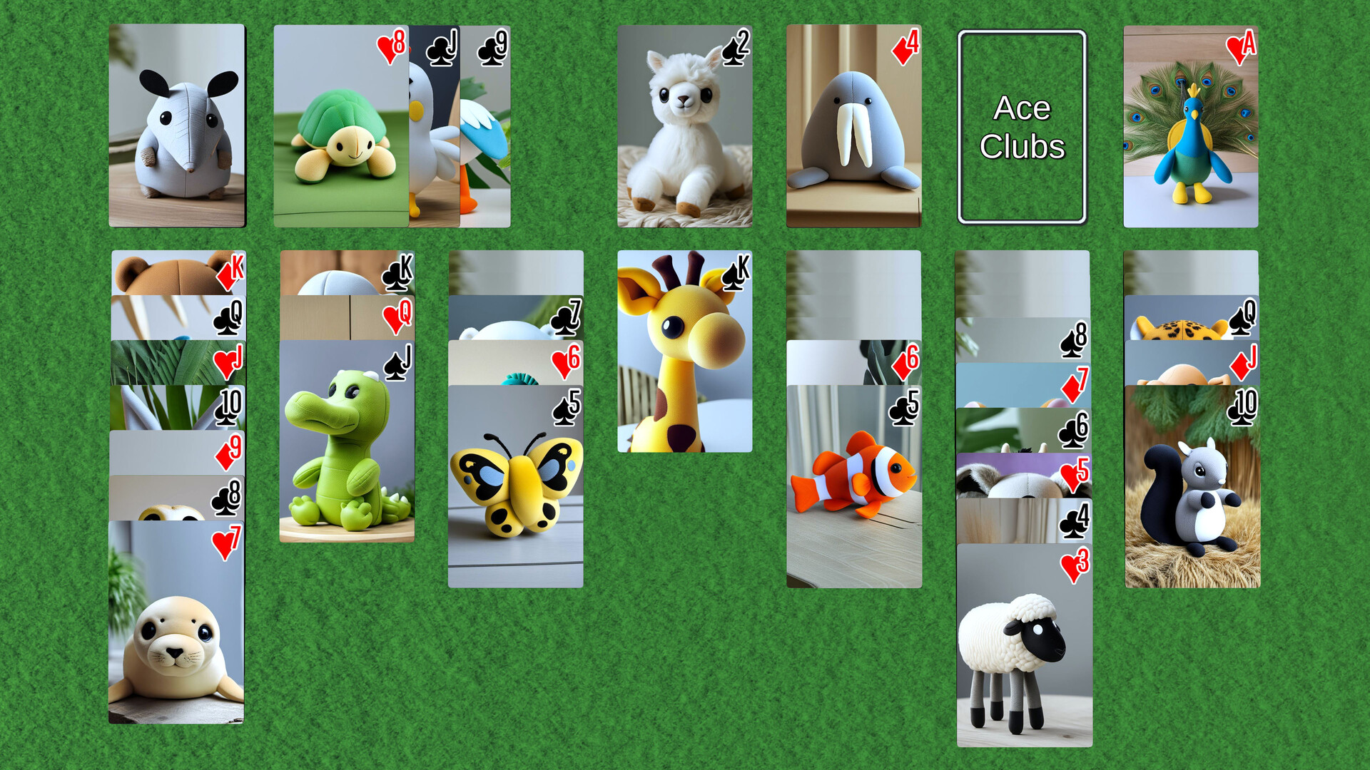 #8. Wyvern Solitaire Deck Pack: Cute Stuff (Steam) 由: Denki Gaka